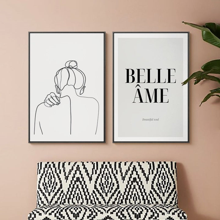 Beautiful Soul - Lerret Veggkunstmaleri | Skanto