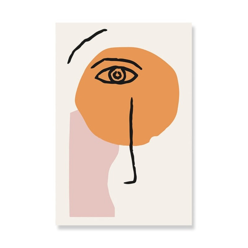 Nude Pink Space - Lerretbilde