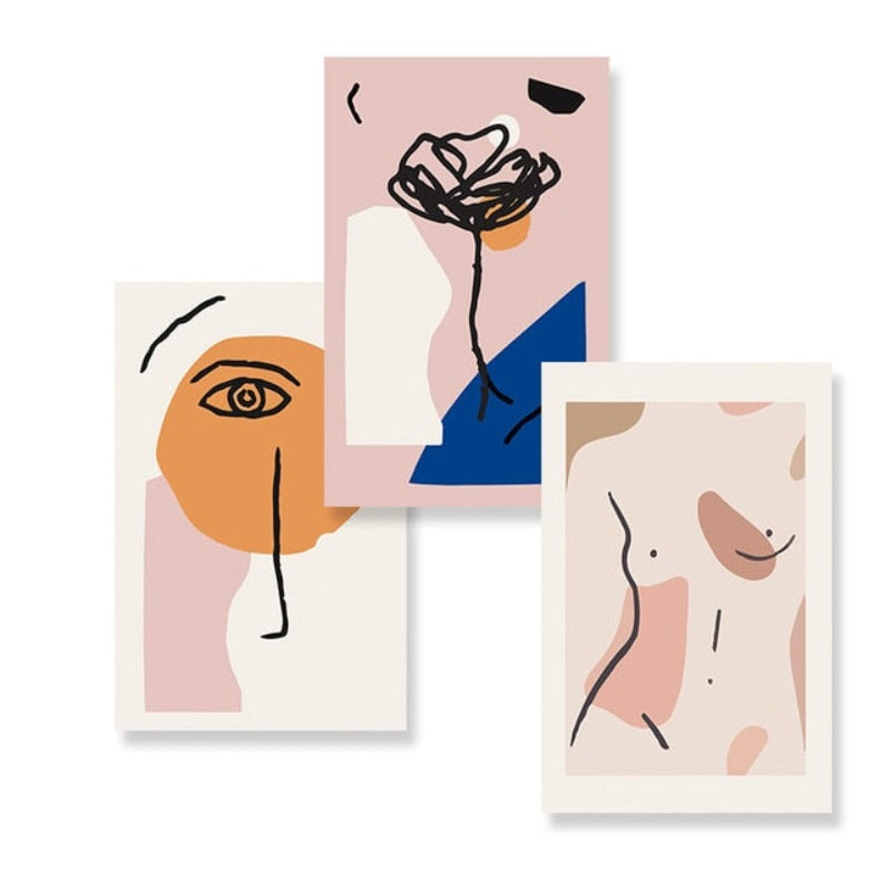 Nude Pink Space - Lerretbilde