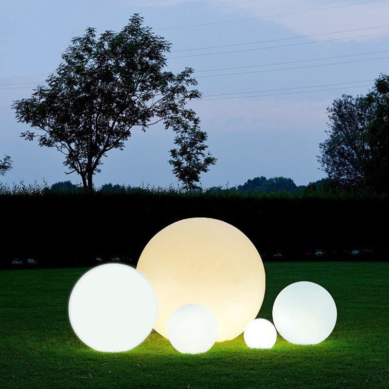 Vanntett LED Hage Ball Lys RGB