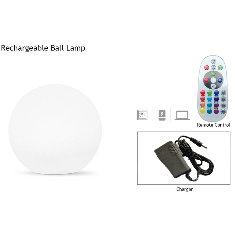 Vanntett LED Hage Ball Lys RGB