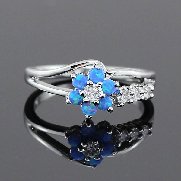 Flower Fire Opal Ringer | Skanto