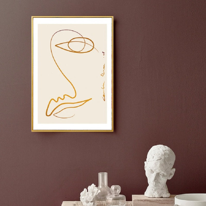 Abstract Skandinavien - Lerret Veggkunst Maleri | Skanto