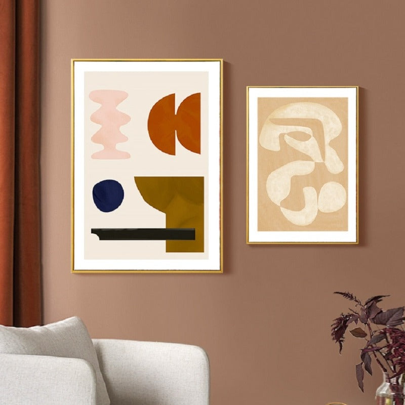 Abstract Skandinavien - Lerret Veggkunst Maleri | Skanto
