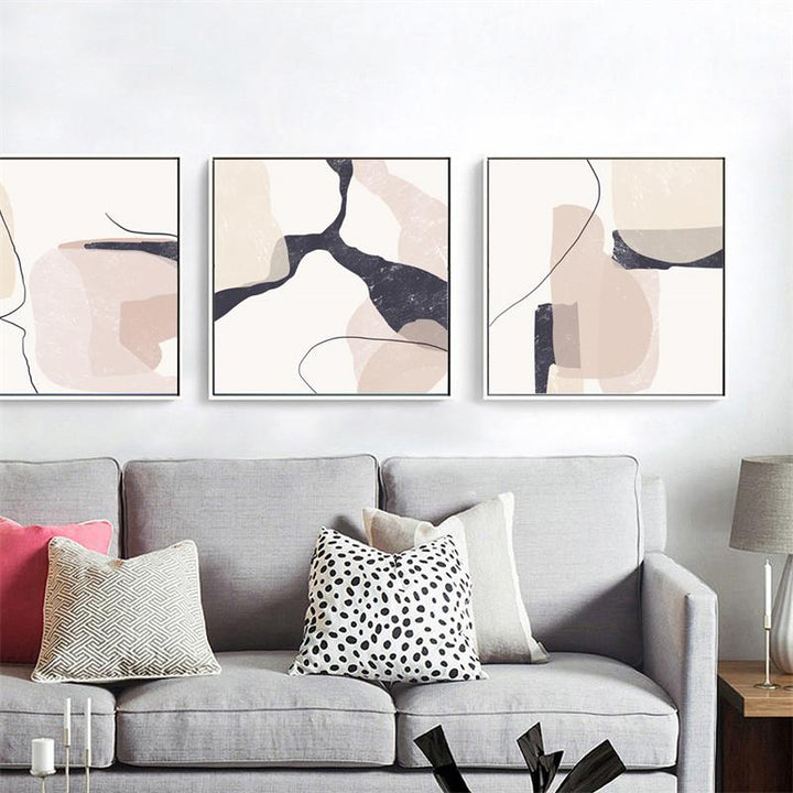 Abstract Marmor - Lerretsveggerkunst Maleri | Skanto