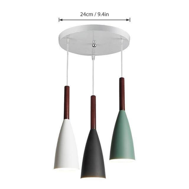 Moderne Elegant Nordisk Stil Fargerik Pendel Henge Lys | Skanto