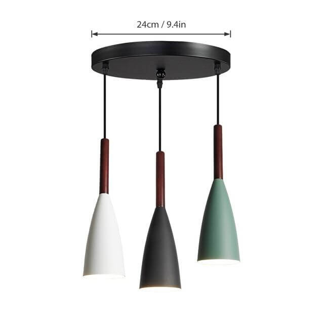 Moderne Elegant Nordisk Stil Fargerik Pendel Henge Lys | Skanto