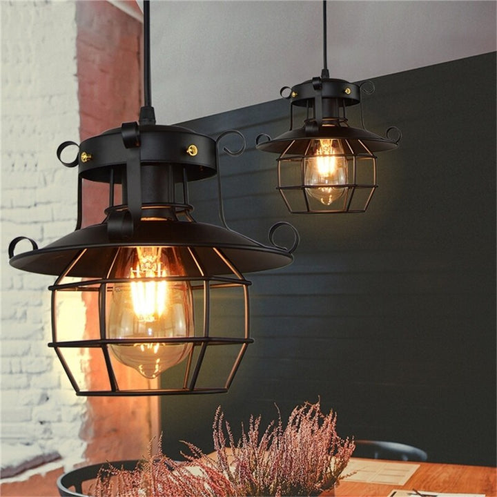 Skanto | Retro antikk industriell taklampe