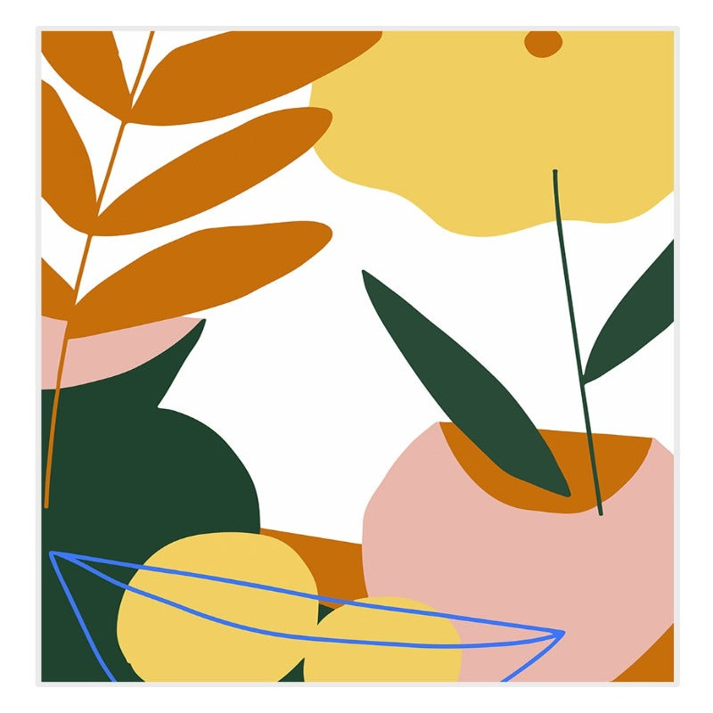 Abstract Skandinavien - Lerret Veggkunst Maleri | Skanto