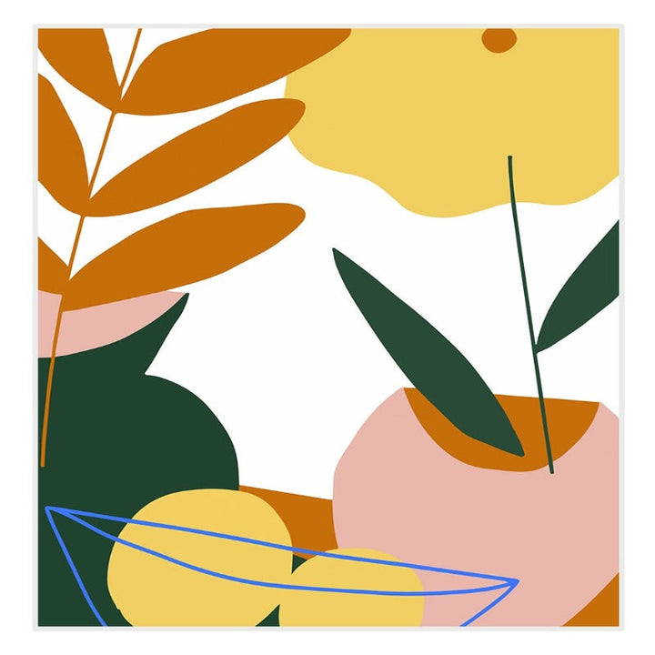 Abstract Skandinavien - Lerret Veggkunst Maleri | Skanto