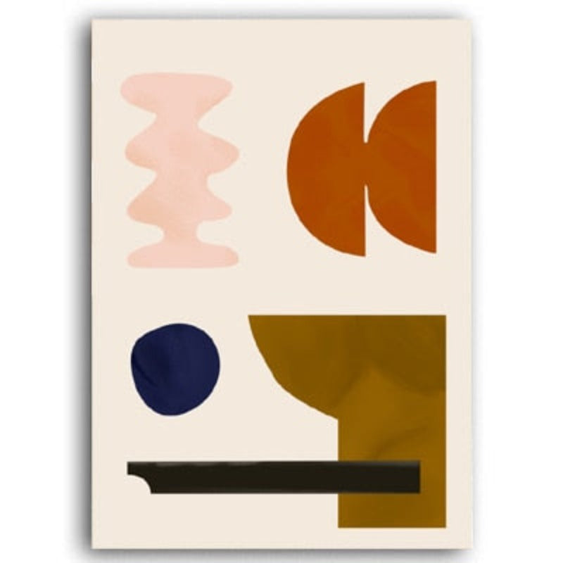 Abstract Skandinavien - Lerret Veggkunst Maleri | Skanto