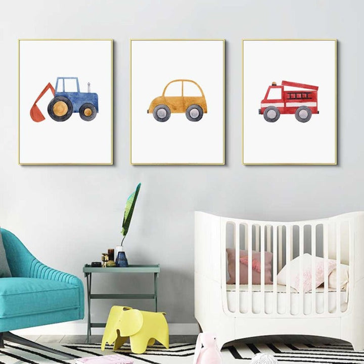 Baby Travels - Lerret Veggkunst Maleri | Skanto