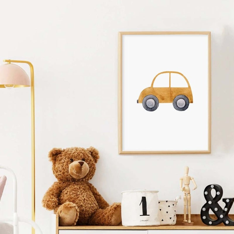 Baby Travels - Lerret Veggkunst Maleri | Skanto