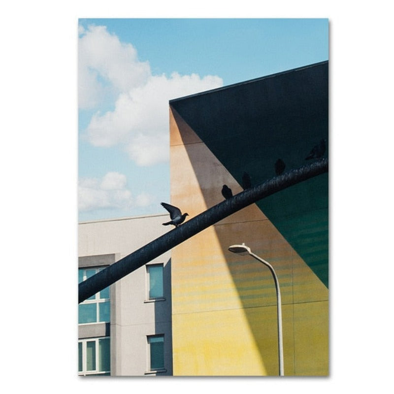 City Views-Canvas Veggkunst Maleri | Skanto