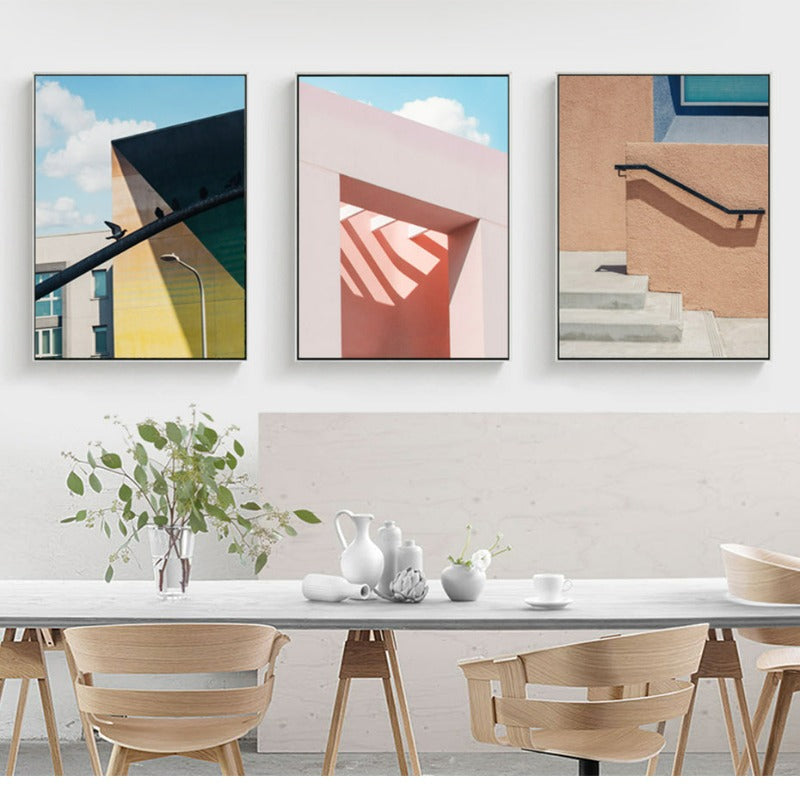 City Views-Canvas Veggkunst Maleri | Skanto