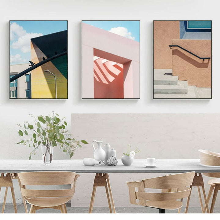 City Views-Canvas Veggkunst Maleri | Skanto
