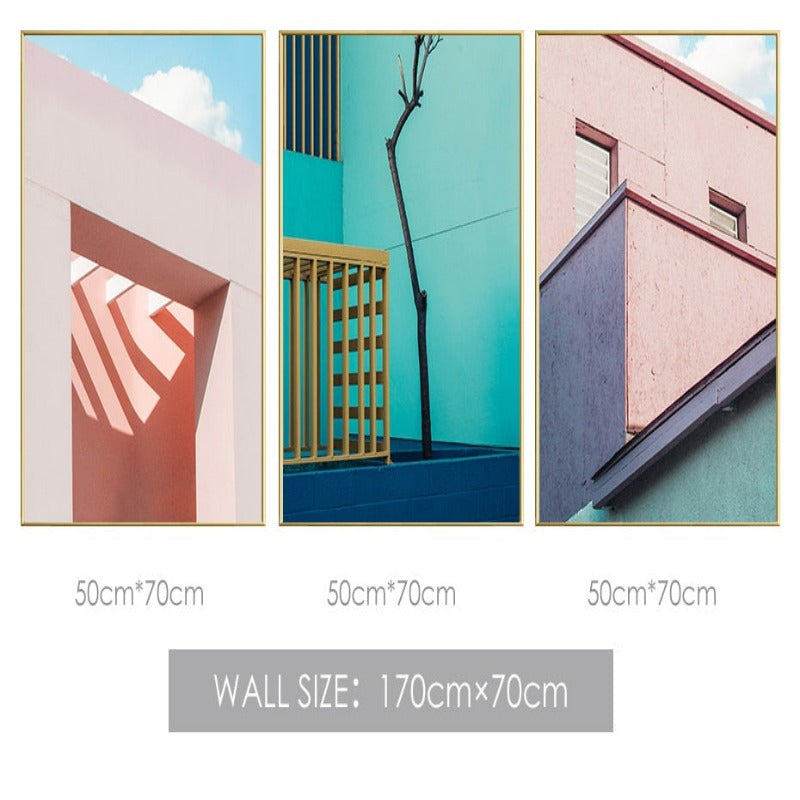 City Views-Canvas Veggkunst Maleri | Skanto