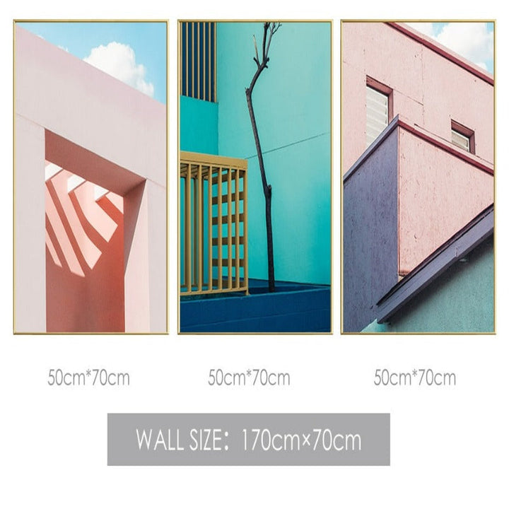 City Views-Canvas Veggkunst Maleri | Skanto