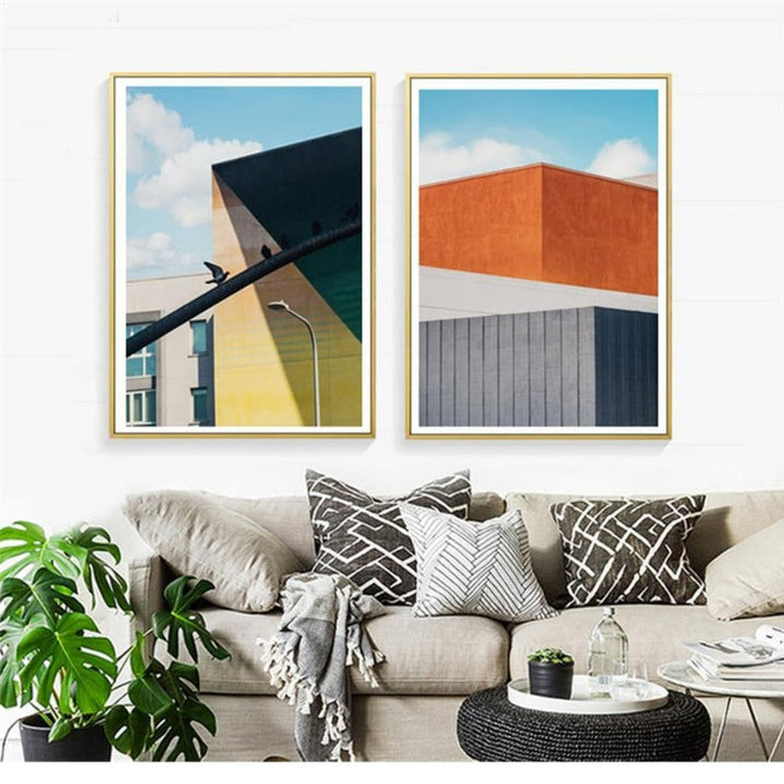City Views-Canvas Veggkunst Maleri | Skanto