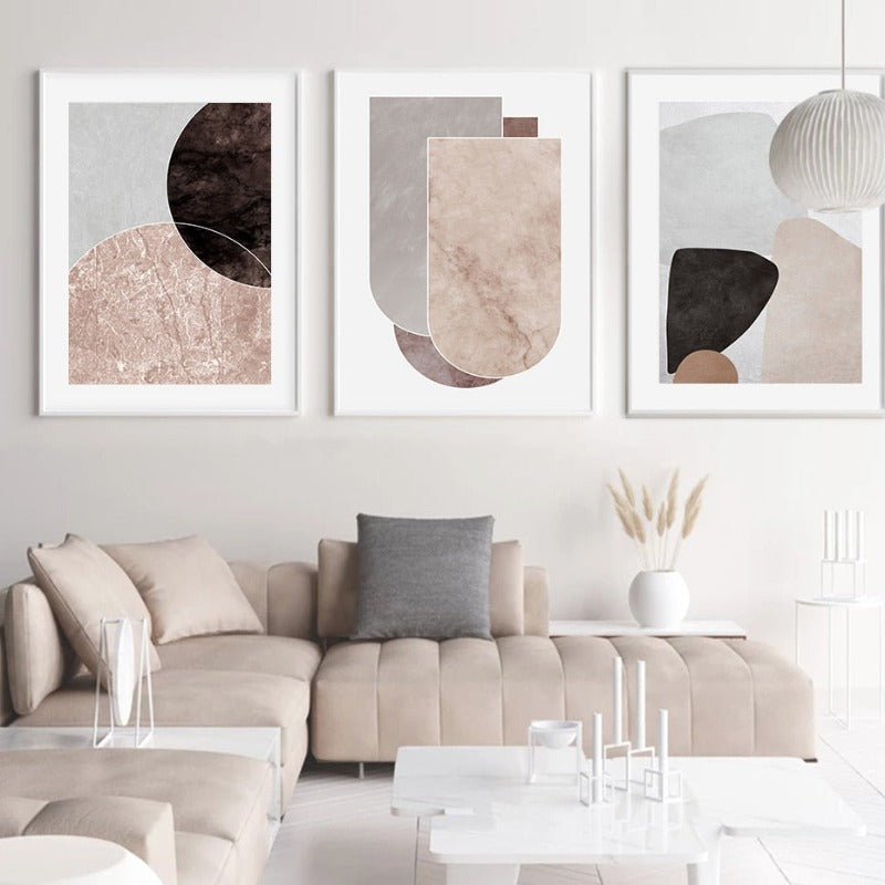 Boho Art Bohemsk Stil - Lerret Veggkunst Maleri | Skanto