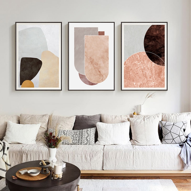 Boho Art Bohemsk Stil - Lerret Veggkunst Maleri | Skanto