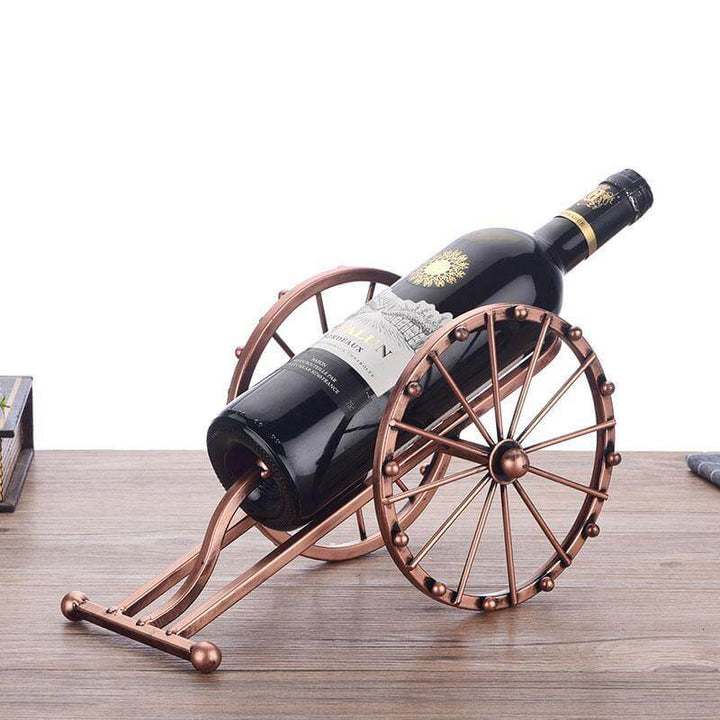 Antikk kanon vinflaskeholder