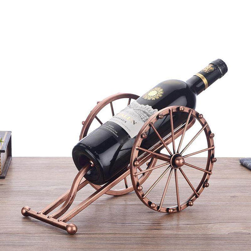 Antikk kanon vinflaskeholder