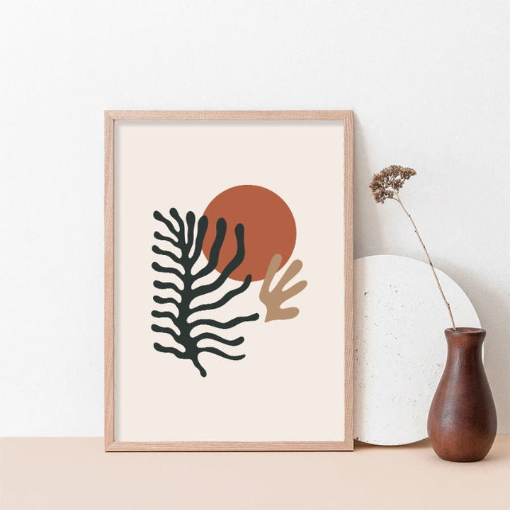 Boho Ettermiddager - Lerret Veggkunst Maleri | Skanto