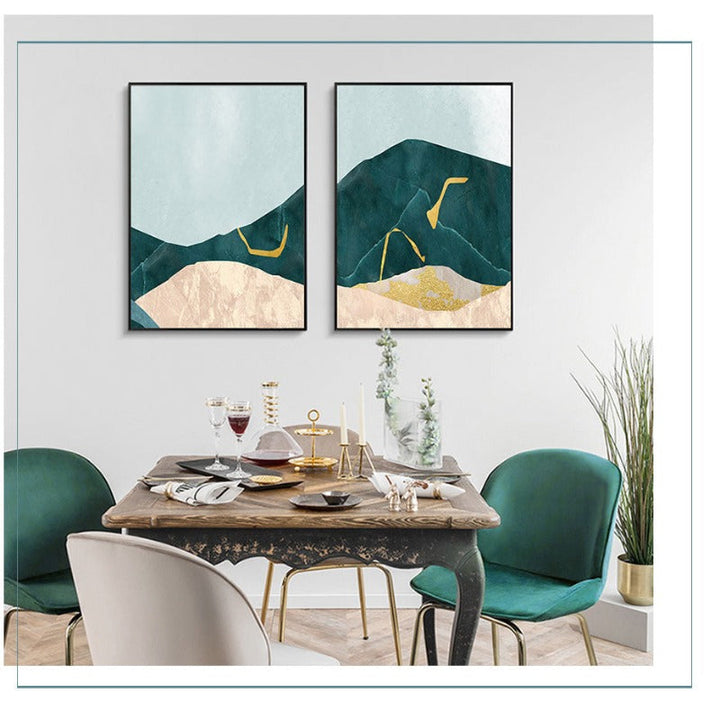 Green Pasture - Lerret Veggkunst Maleri