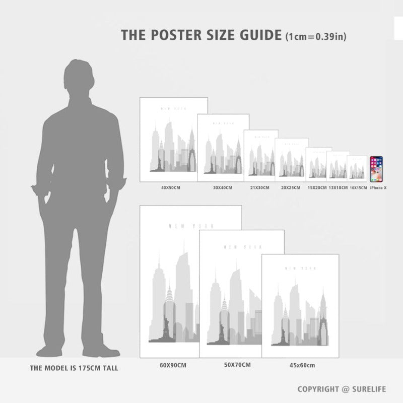 Panorama Landskap Scene Abstrakt - Lerret Veggkunst Maleri