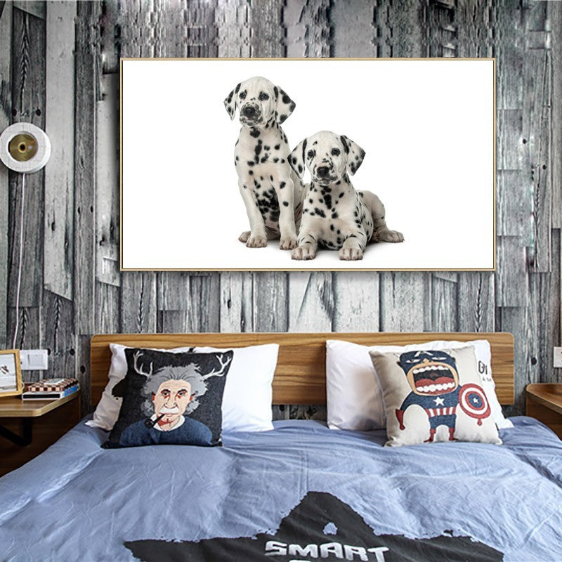 Kjære moderne kjæledyr hund - lerret vegg kunst maleri