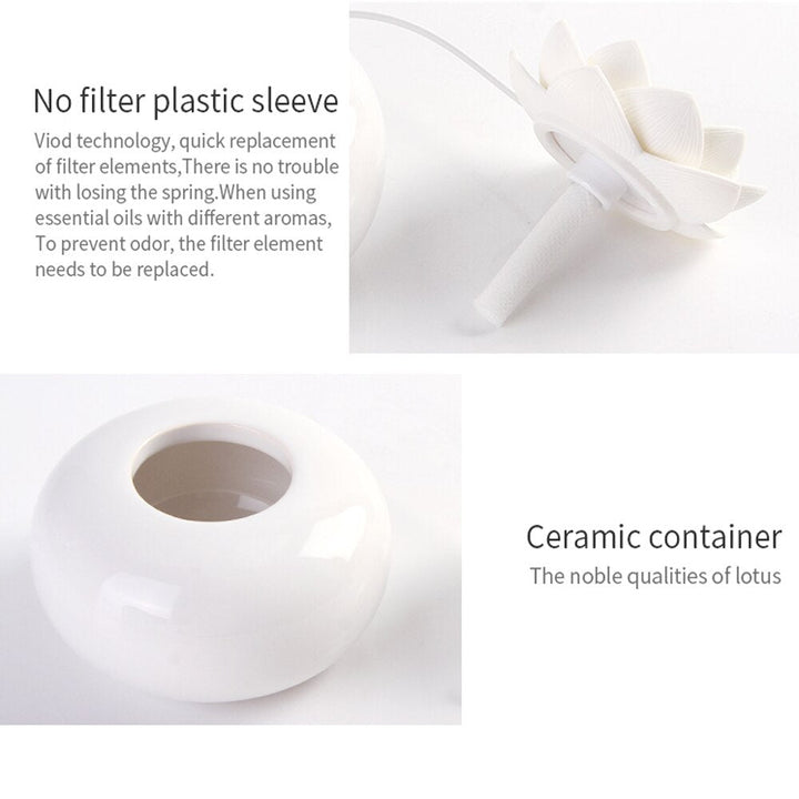 Skanto | Lotus Ceramic Simplicity Aroma Luftfukter
