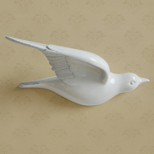 BirdSerenity - unik håndlaget veggkunst Skanto