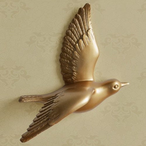 BirdSerenity - unik håndlaget veggkunst Skanto