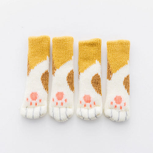 4Pcs Non-Slip Cat Paw Furniture Leg Covers | Skanto