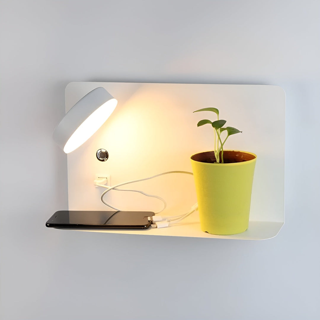 Skanto | Vegglampe – Oppladbar eleganse med USB LED-belysning for en luksuriøs atmosfære