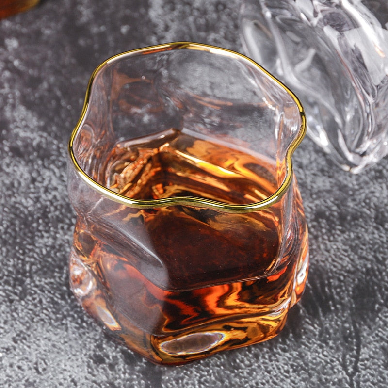 Skanto | Forvrengt Tekstur Whisky Glass Sett