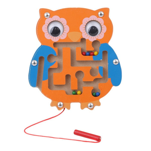 Norvo | Magnetix BrainMaze Explorer | Stimuler Kreativ Tenking - Montessori Magnetisk Labyrint