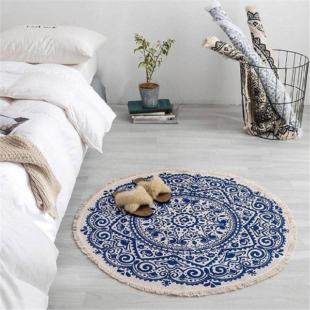 Skanto | Marokkansk Boho teppe med frynser