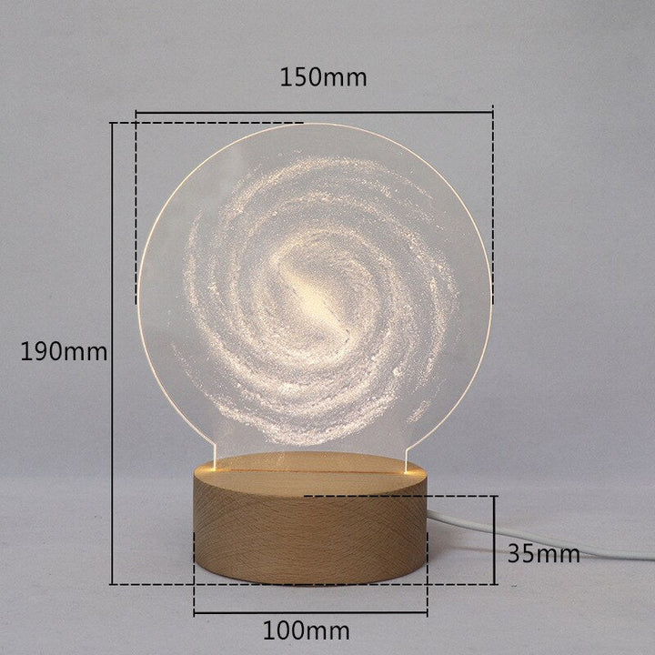Skanto | 3D LED Måne Lampe Atmosfære Natt Lys