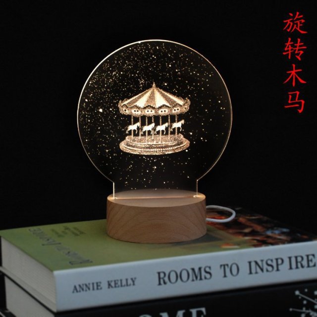 Skanto | 3D LED Måne Lampe Atmosfære Natt Lys