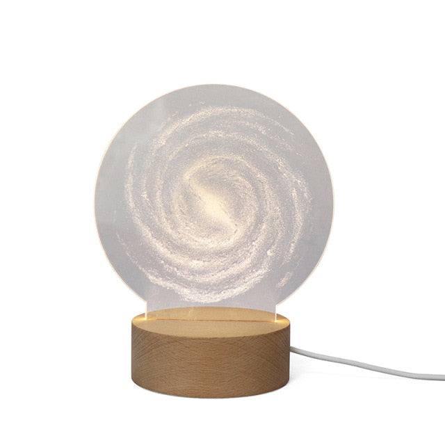 Skanto | 3D LED Måne Lampe Atmosfære Natt Lys