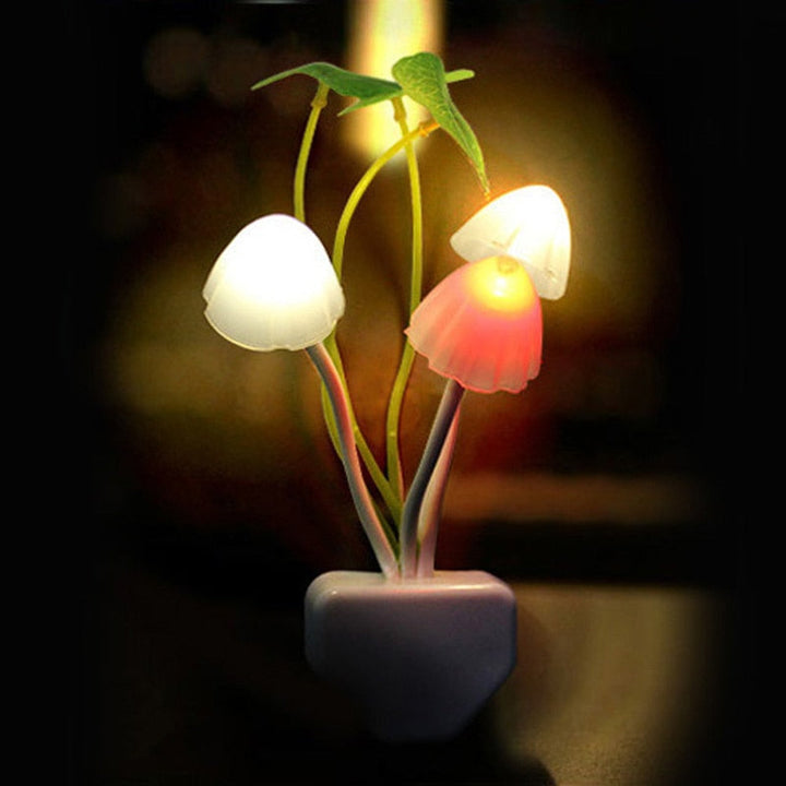 Fairy Colorful Mushroom Night Wall Lamp | Skanto