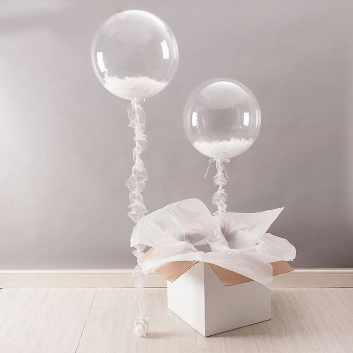 Gjennomsiktige Bobo Bubble Ballonger (10PCS) | Skanto
