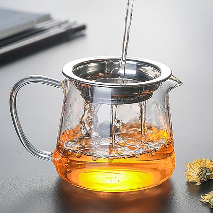 Enkelt kopp glass tekanne – Moderne løsbladste-maker | Skanto