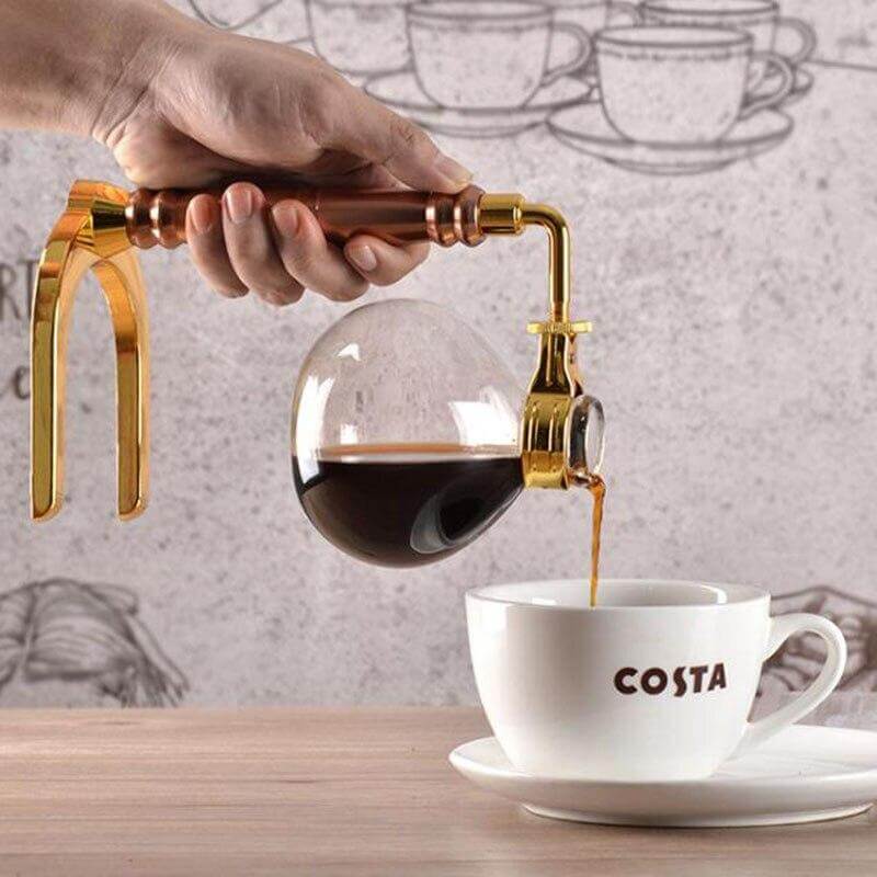 Elegant Glass Siphon Coffee Maker | Skanto