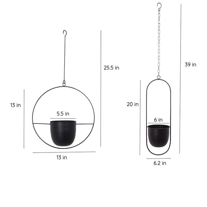 Skanto | FloraFrame – Elegant Metallplanteholder for Vegg eller Tak