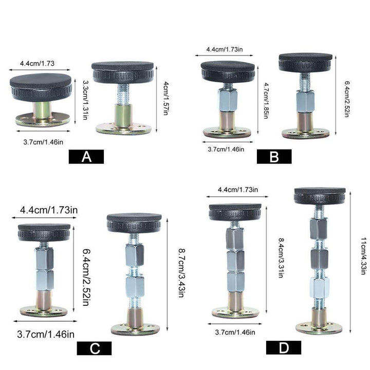 2pcs Justerbar Anti-Vibrasjons Senge Stabilizer | Skanto