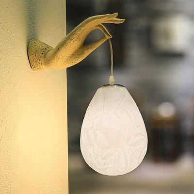 Moderne Kreativ Kinesisk Lotus Vegglampe | Skanto