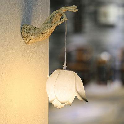 Moderne Kreativ Kinesisk Lotus Vegglampe | Skanto